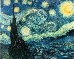 Picture of Van Gogh Starry Night and Link to Van Gogh Gallery